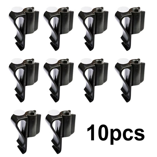 Golf Club Bag Clips on Putter Clamp Holder Organizer Value Durable Plastic Black Putting Clip Golf Accessories for Men and Women